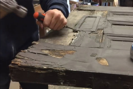 Hidden Valley Lake-wooden-door-repair